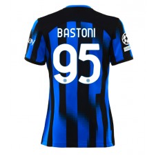 Inter Milan Alessandro Bastoni #95 Hemmatröja Dam 2023-24 Korta ärmar